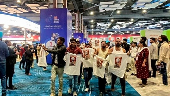 Congress President Arrested for Shirtless