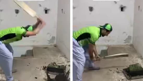 Pak Fan Breaks TV in Anger After Pakistan
